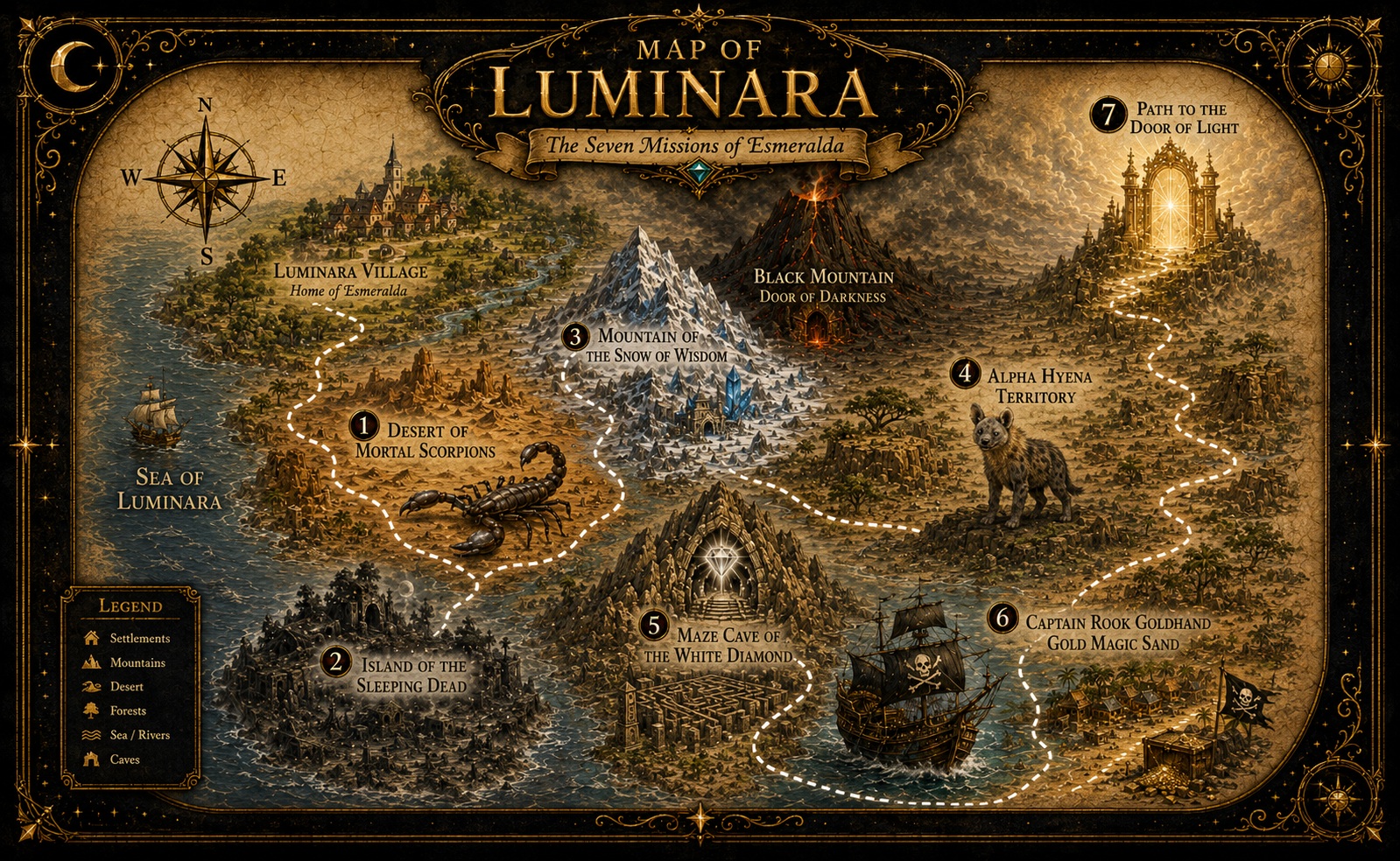 Map of Luminara